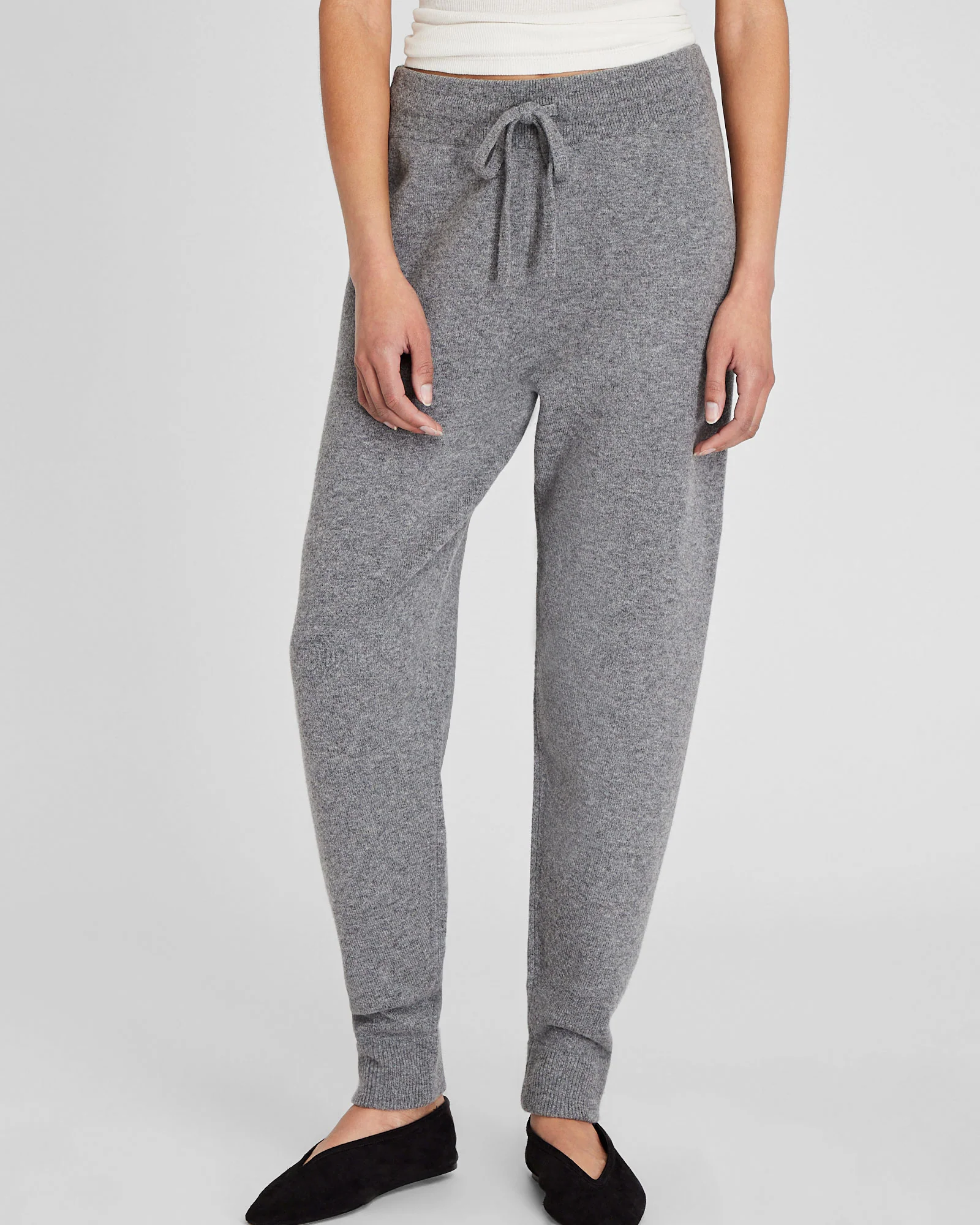 Cashmere Blend Double Face Jogger - Image 2