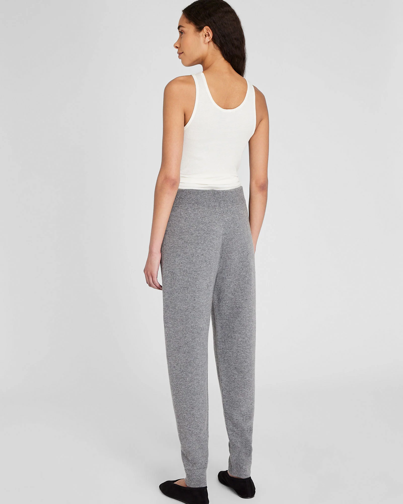 Cashmere Blend Double Face Jogger - Image 3