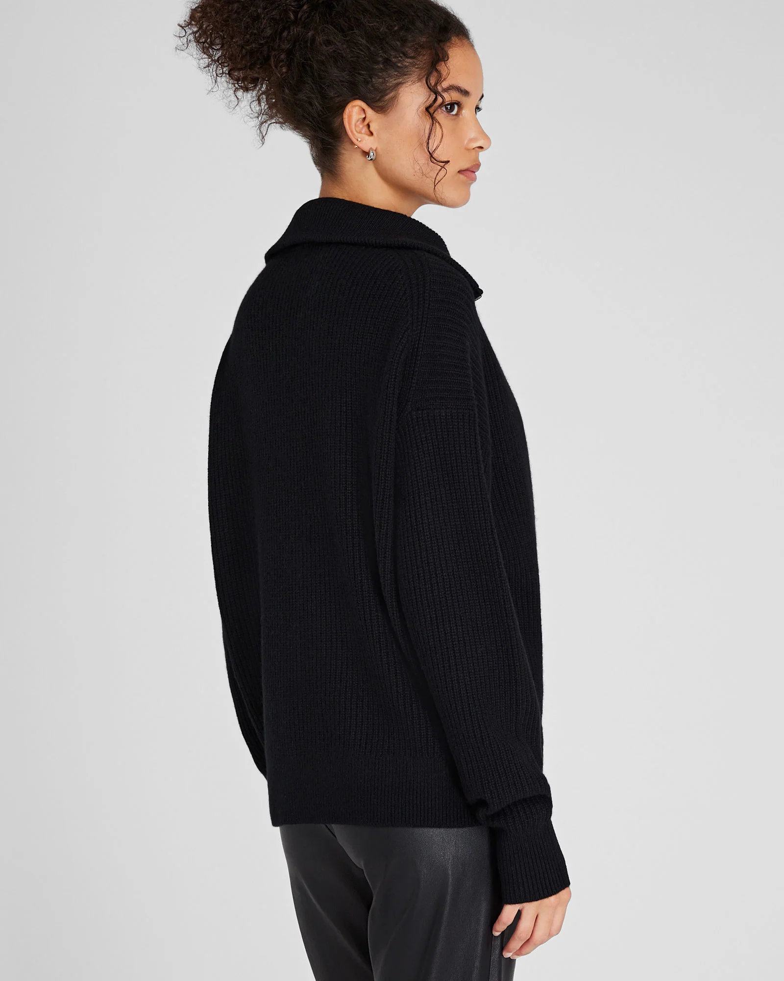 Cashmere Quarter-Zip Sweater - Image 3