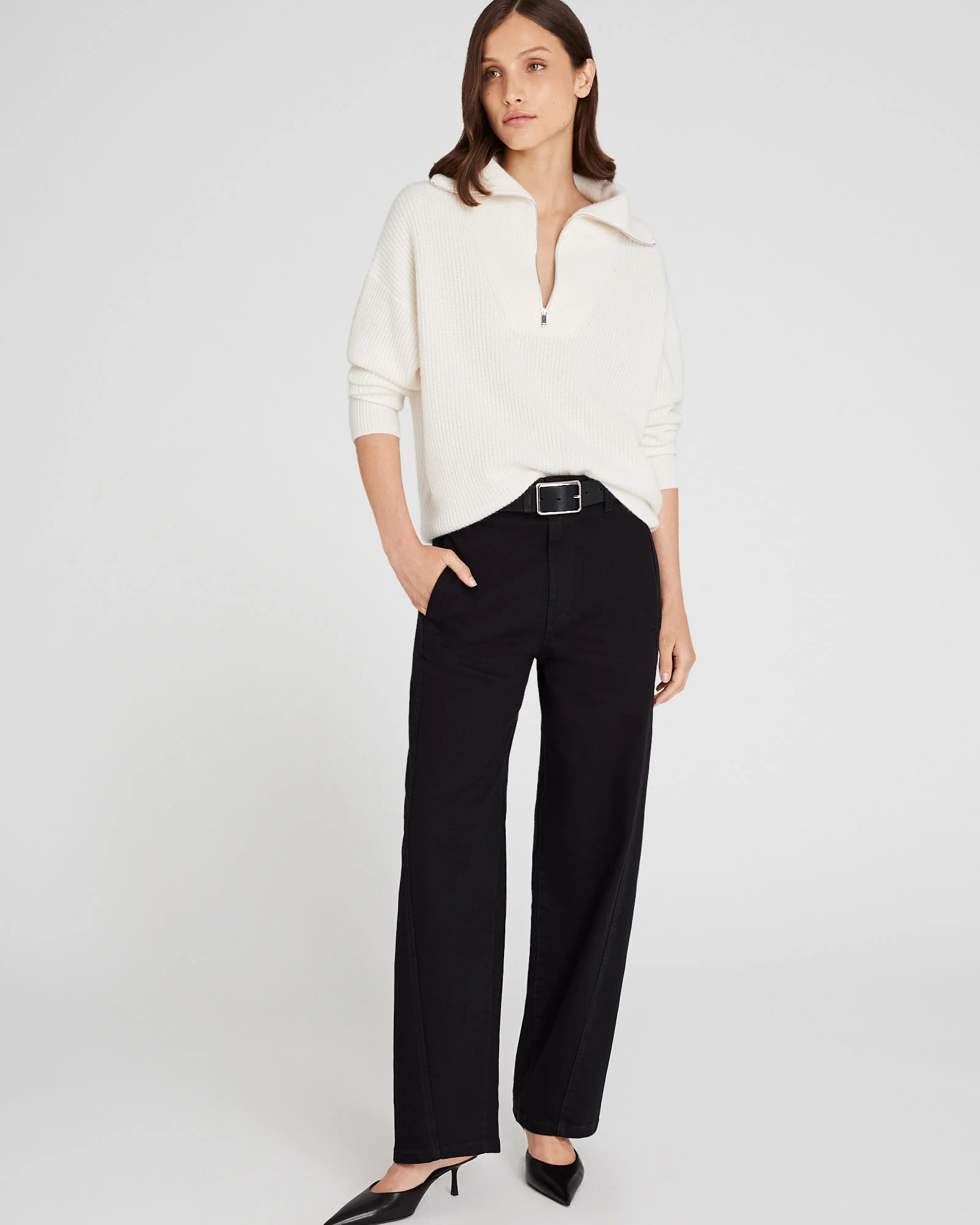 Cashmere Quarter-Zip Sweater - Image 4