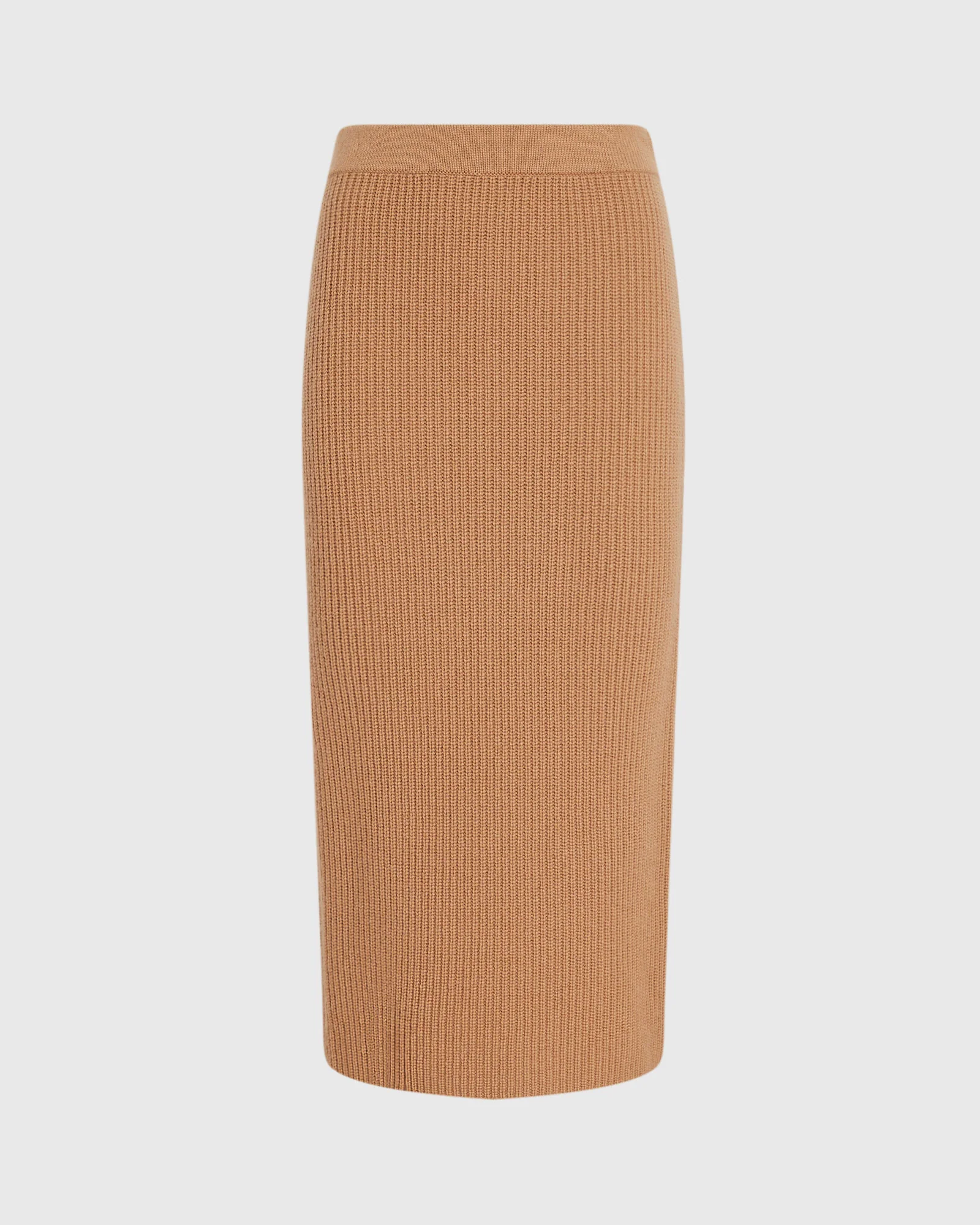 Cashmere Ribbed Midi Skirt - Image 5