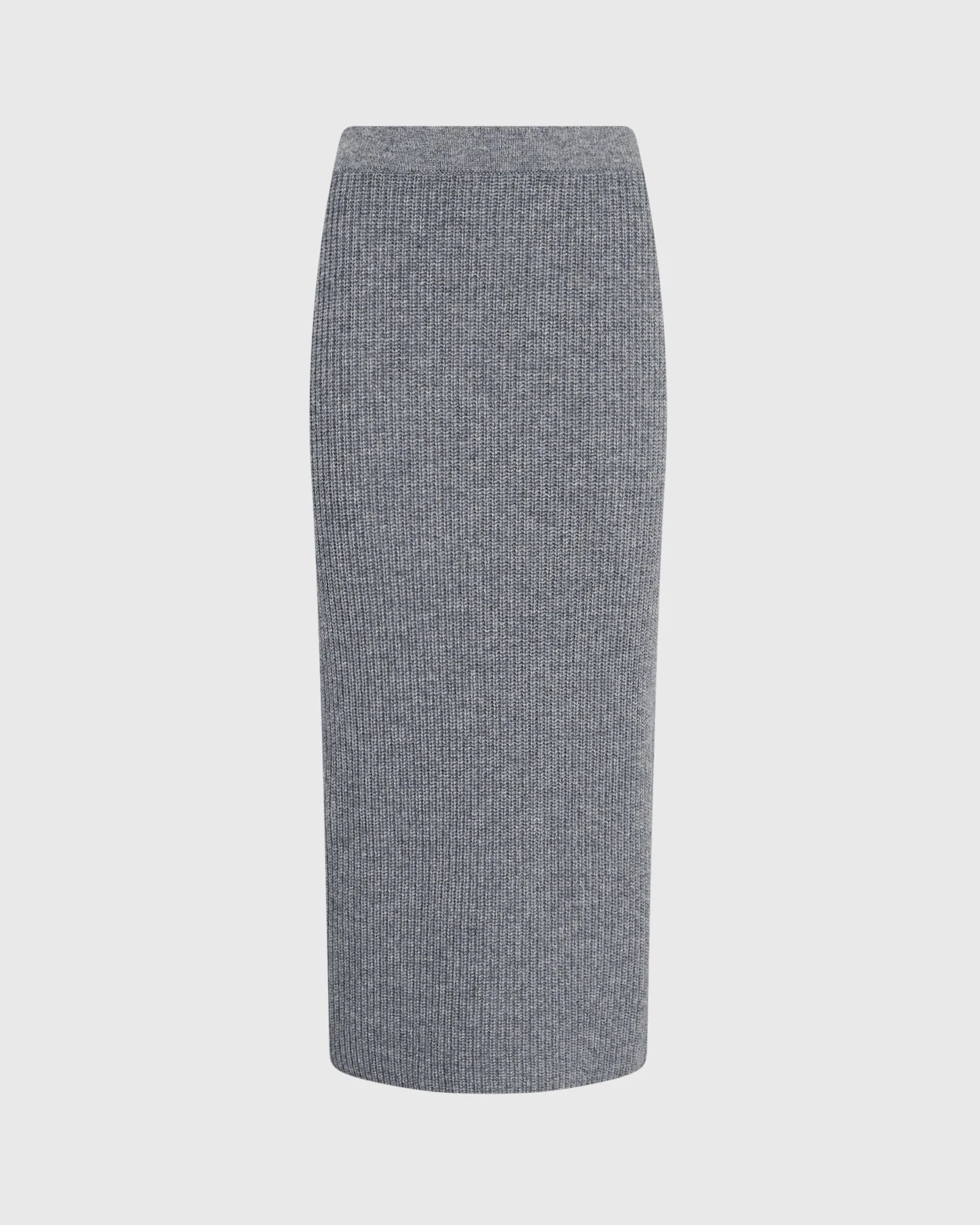 Cashmere Ribbed Midi Skirt - Image 5