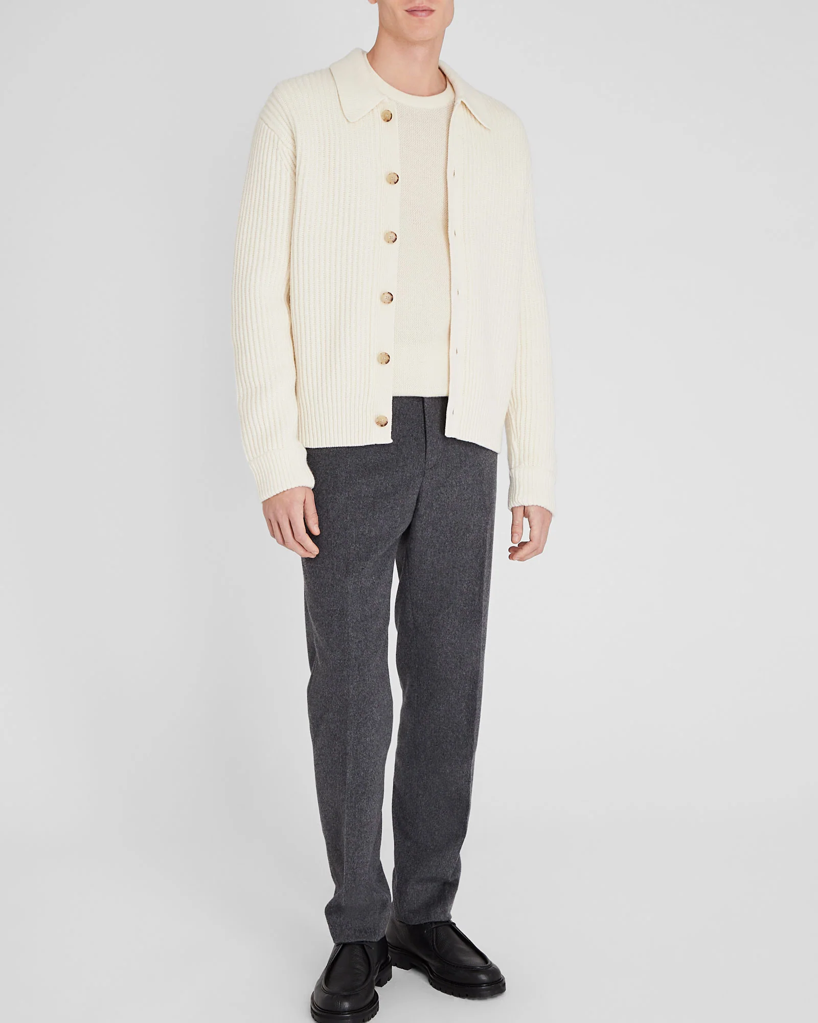 Chunky Collar Cardigan - Image 4