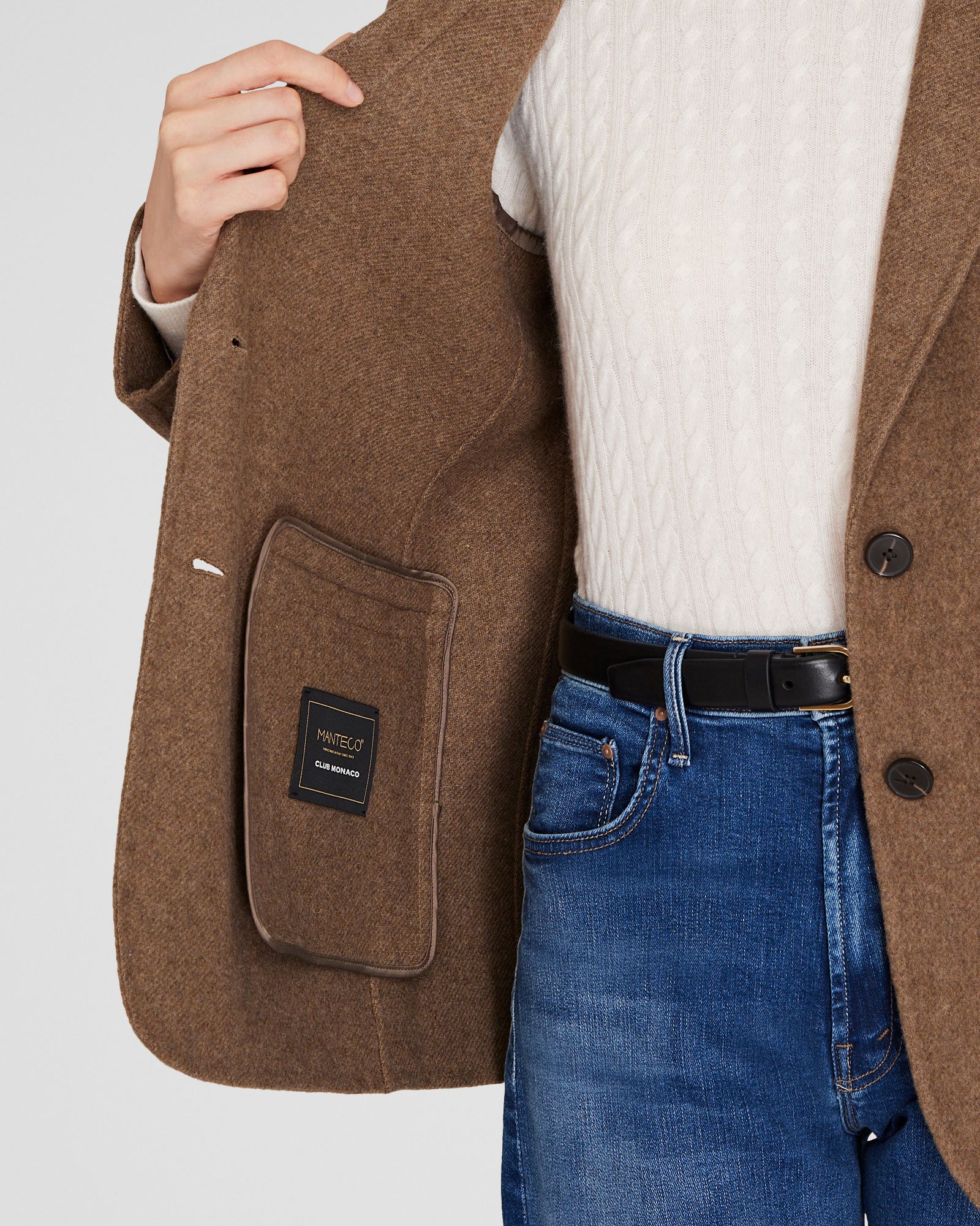 Double-Faced Blazer Coat - Image 6