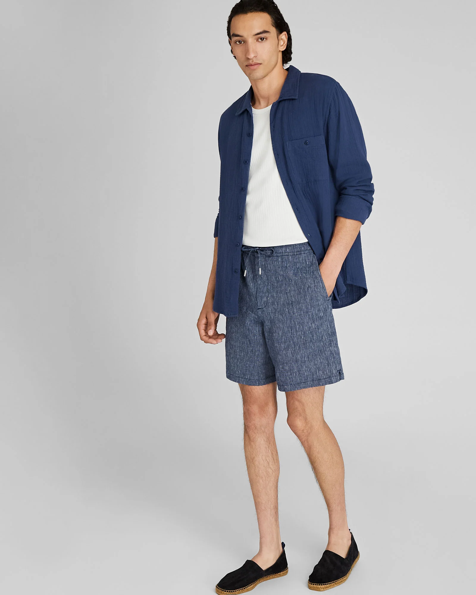 Elasticated Linen Short - Image 13
