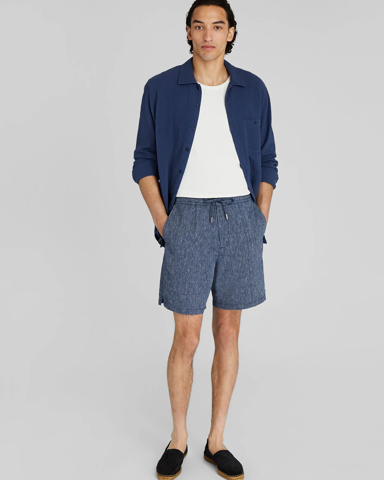 Elasticated Linen Short - Image 4