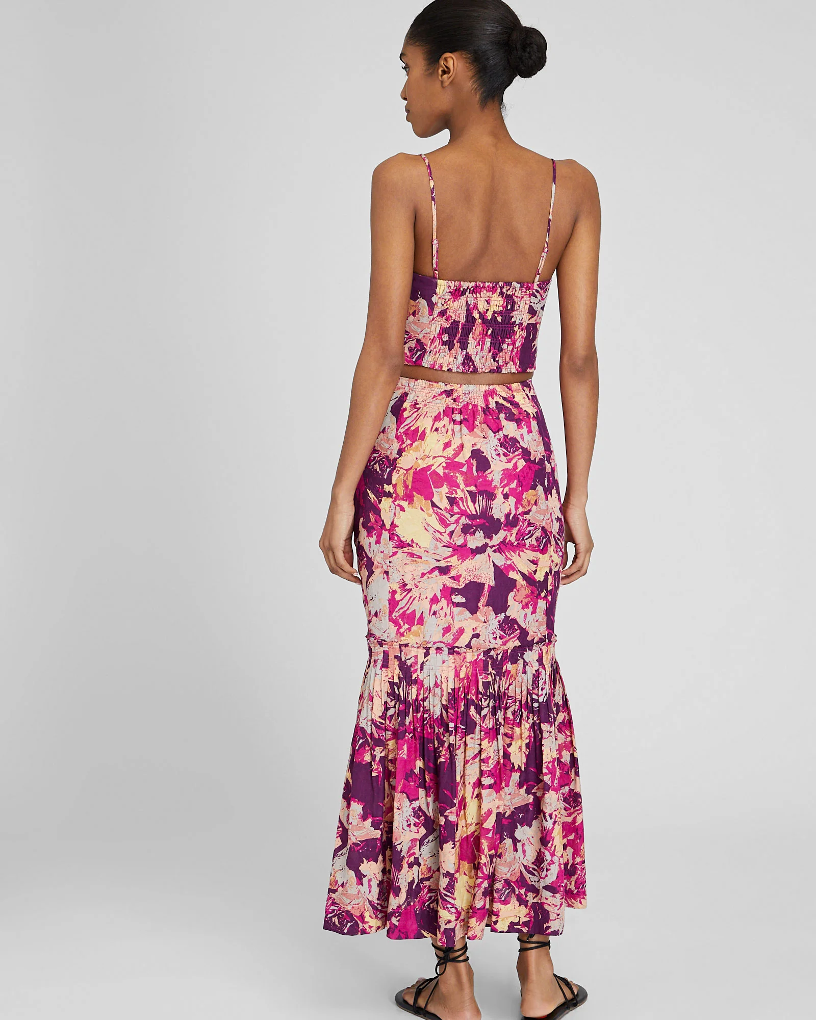 Flounce Hem Maxi Skirt - Image 2