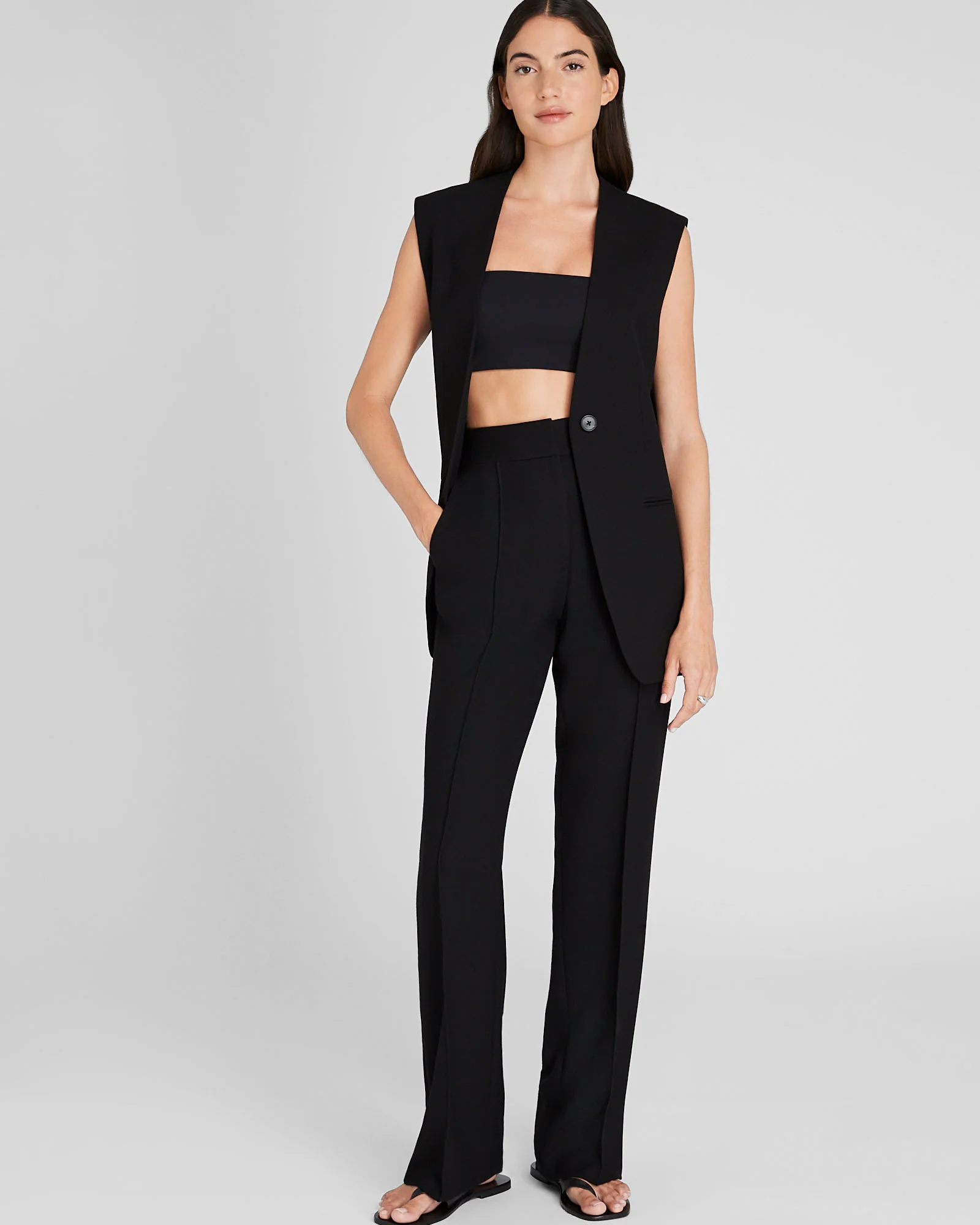 Full-Length Pintuck Trouser - Image 6