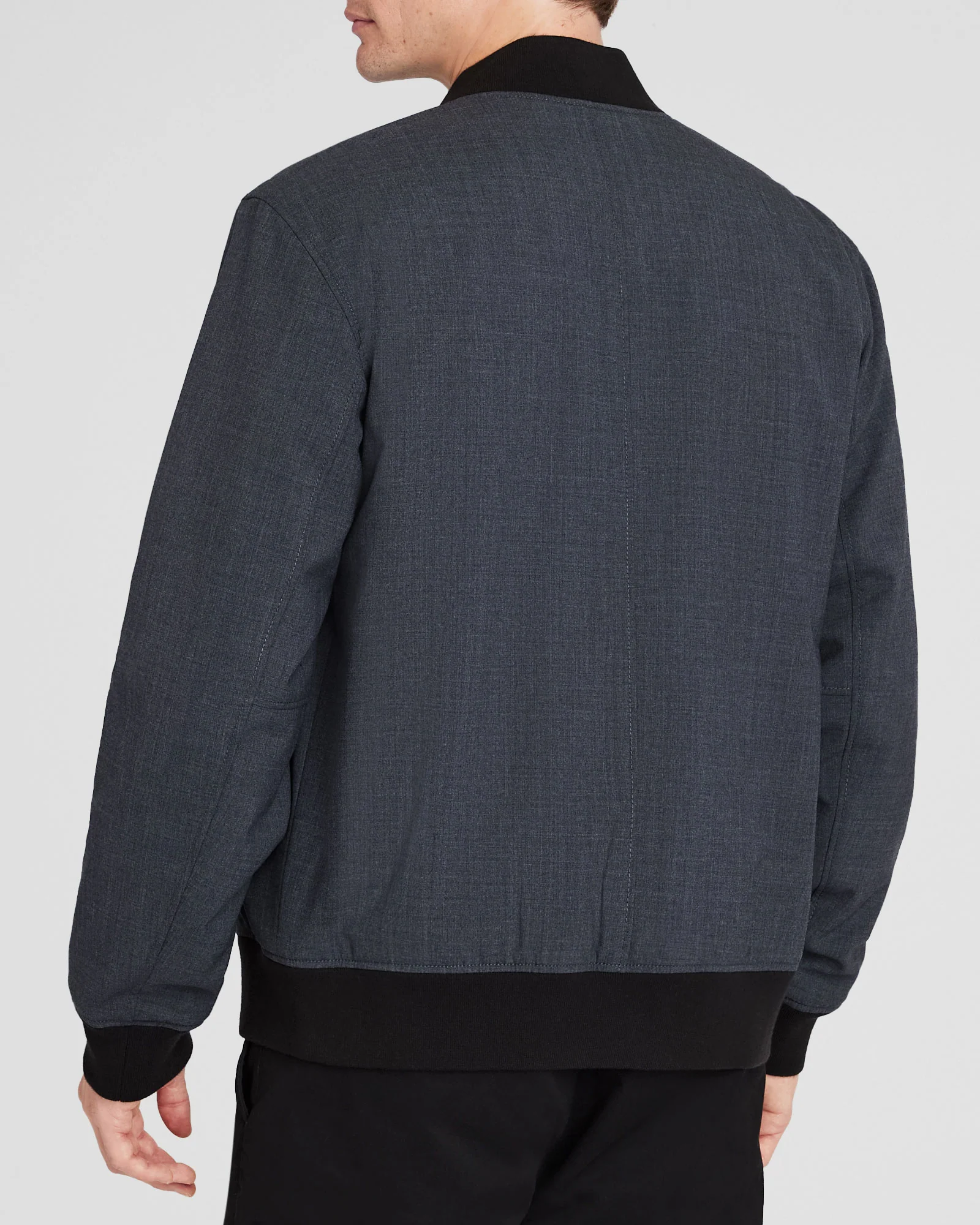 Lightweight Wool Refined Bomber - Image 3