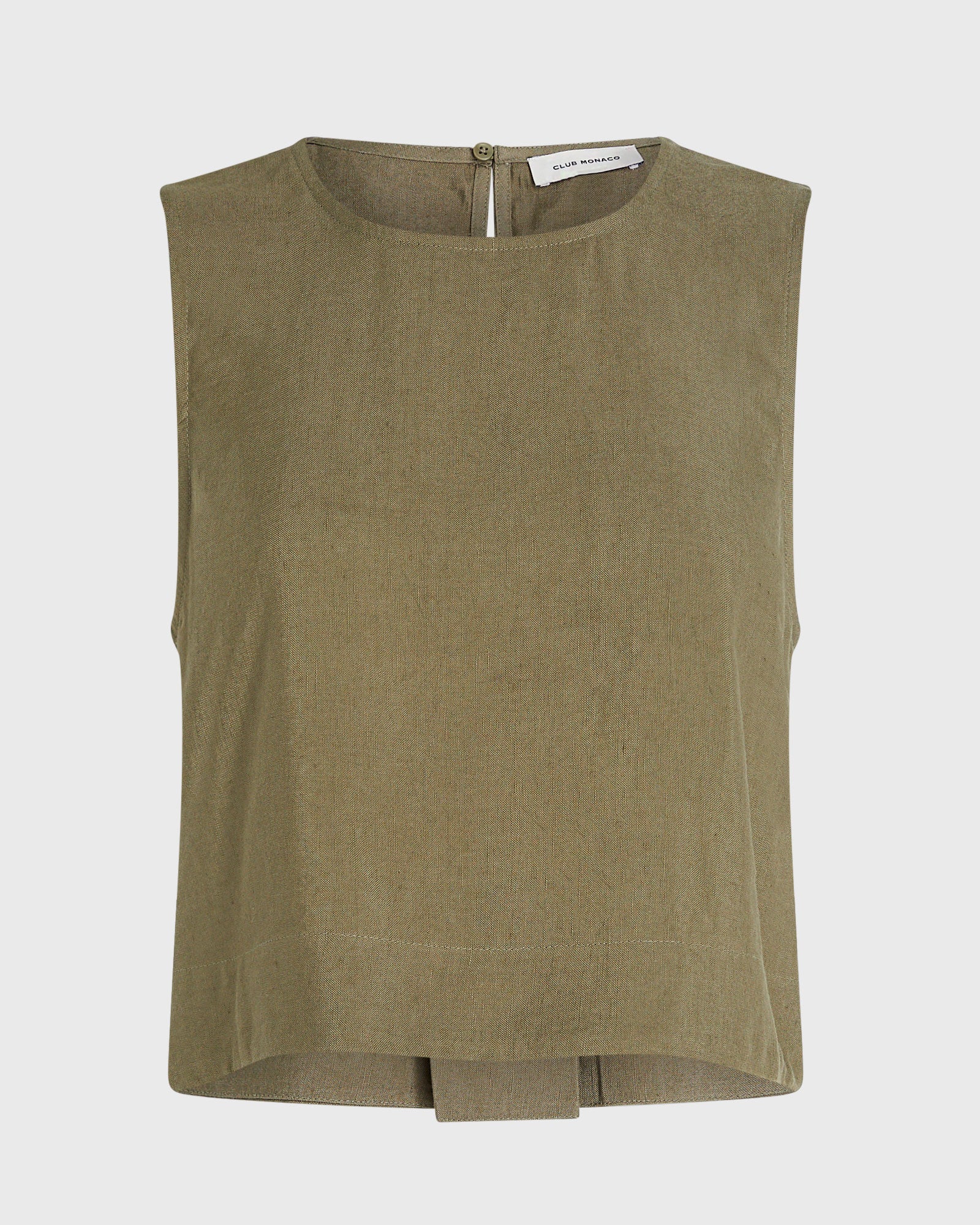 Linen Cropped Shell - Image 5