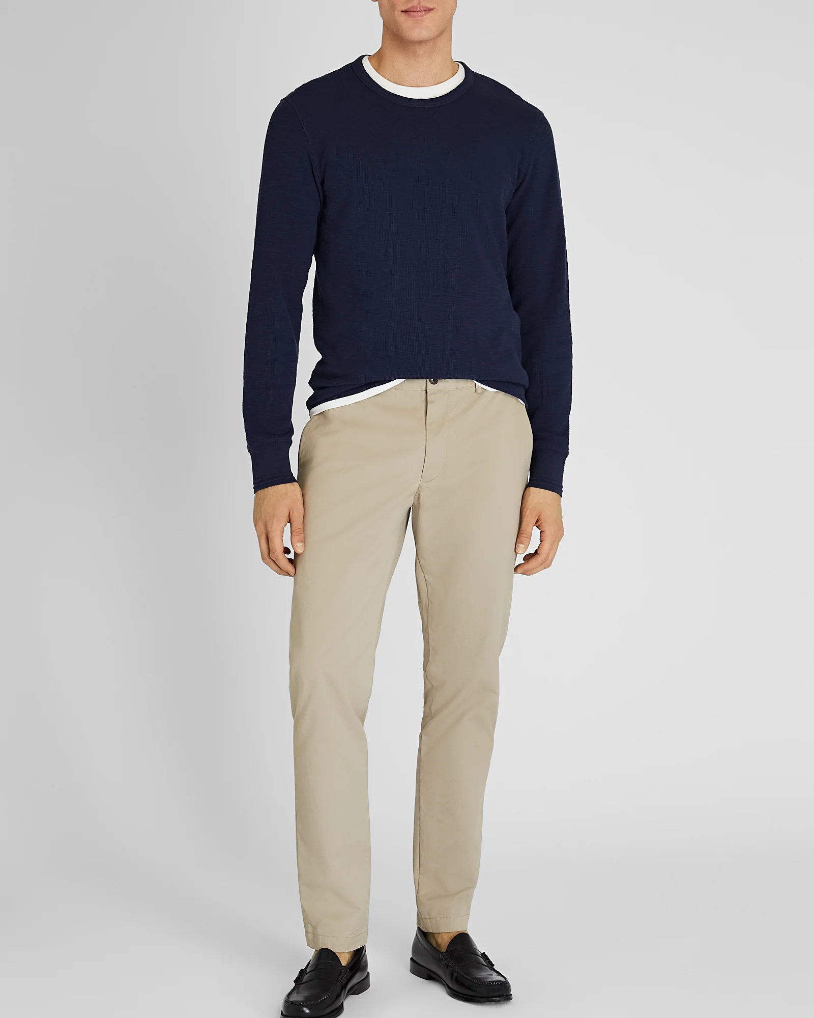 Long-Sleeve Ribbed Slub Tee - Image 4