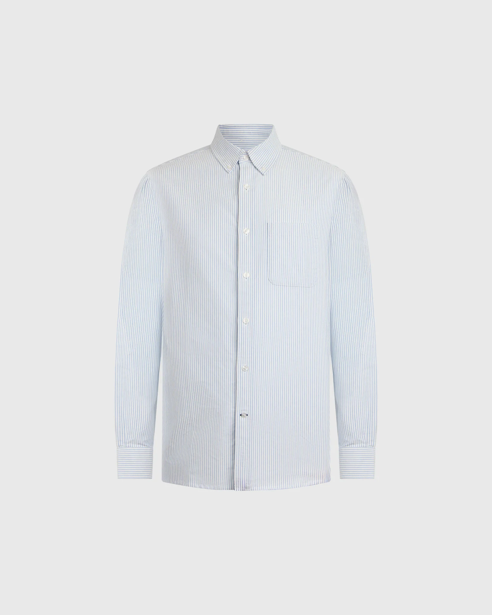 Long-Sleeve Striped Oxford Shirt - Image 5