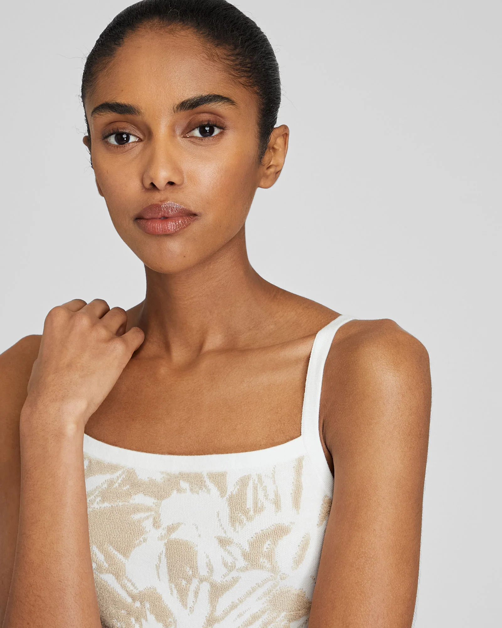 Loop Jacquard Sweater Tank - Image 3