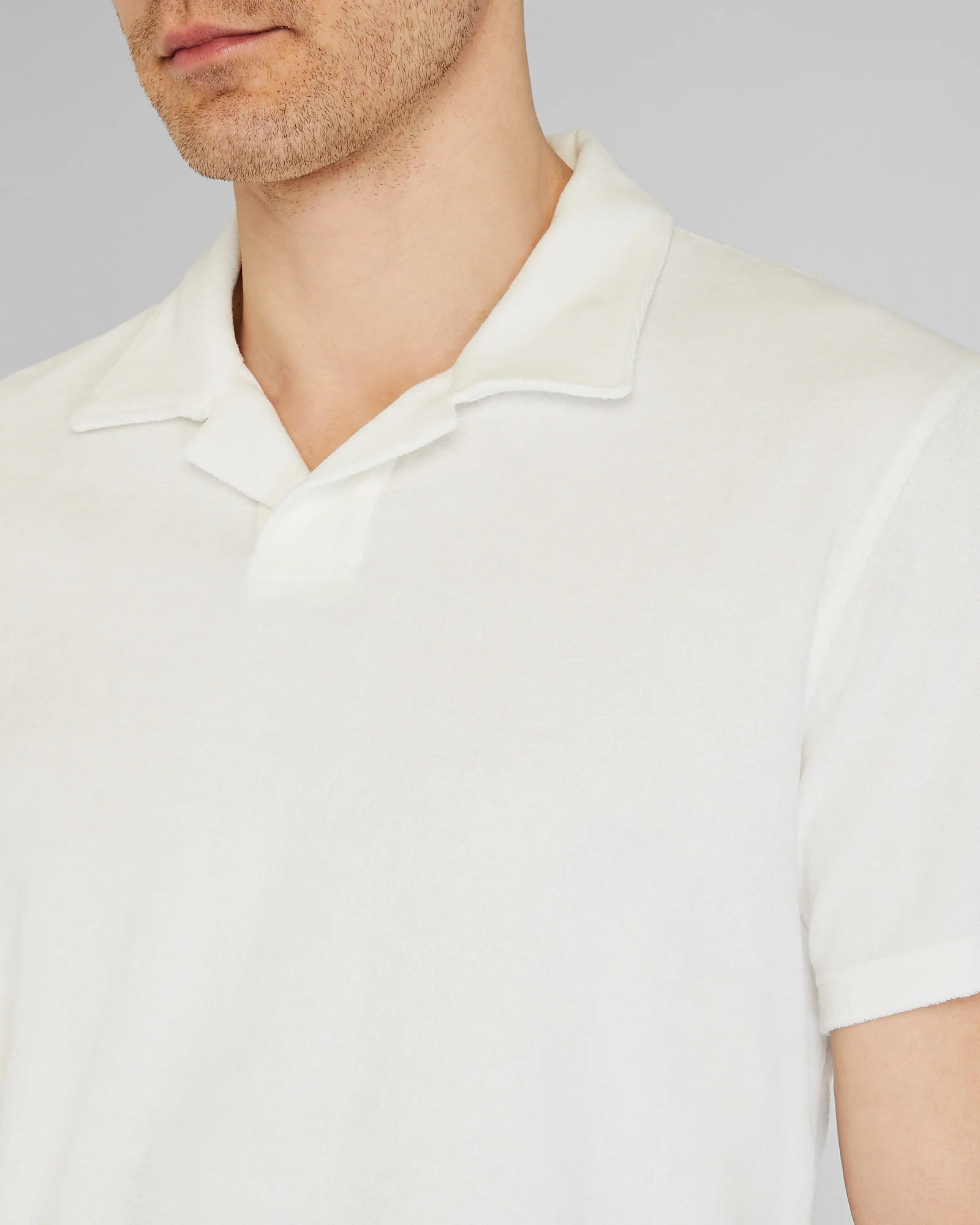 Loop Terry Johnny Collar Polo - Image 2