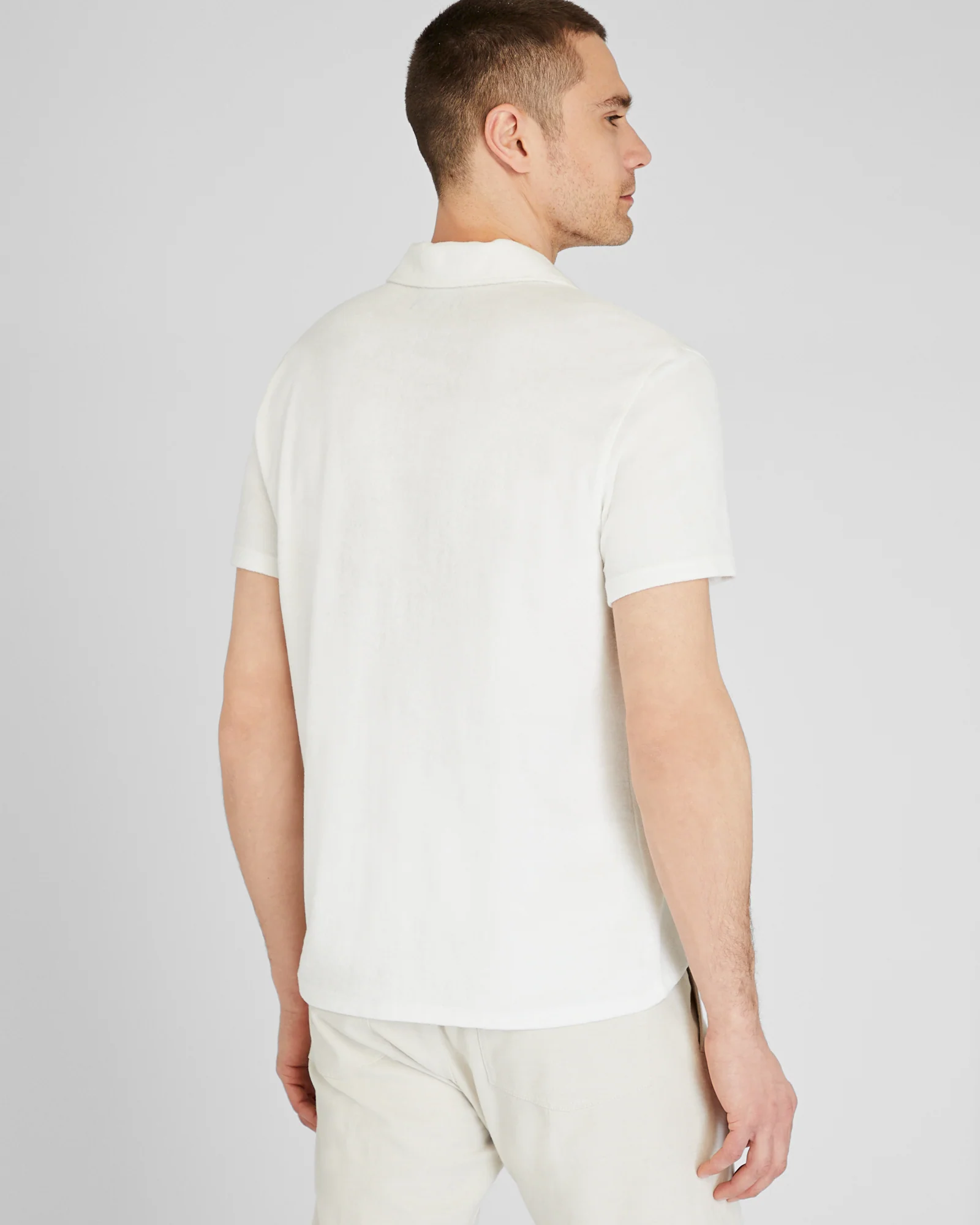 Loop Terry Johnny Collar Polo - Image 3