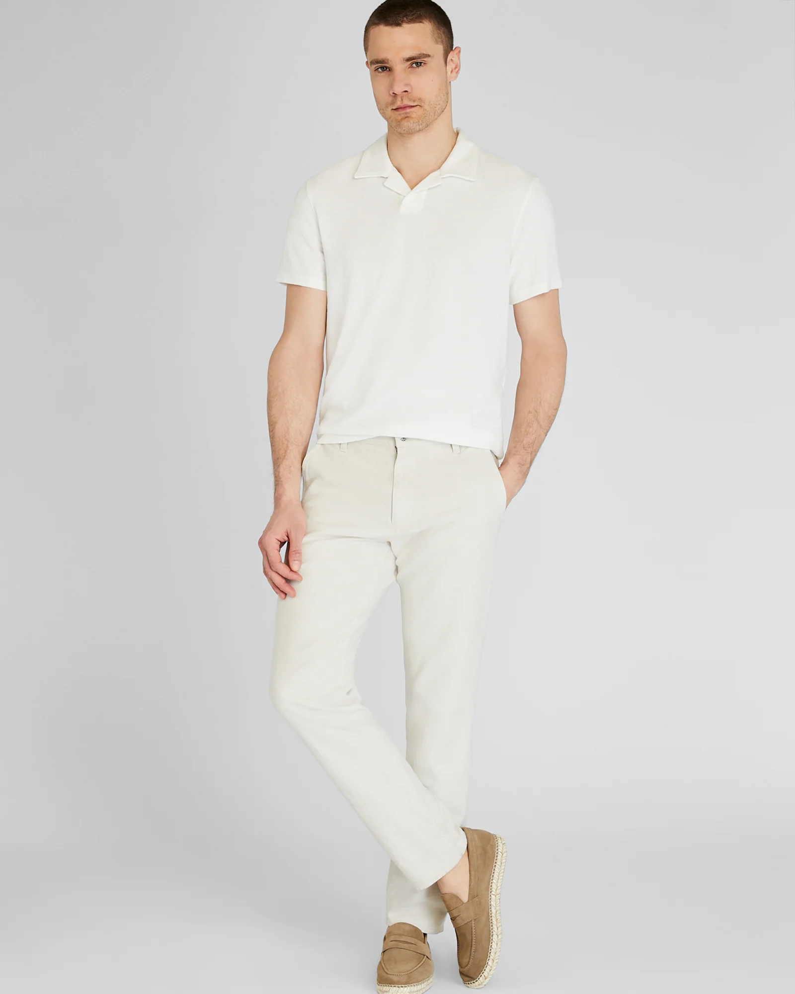 Loop Terry Johnny Collar Polo - Image 4