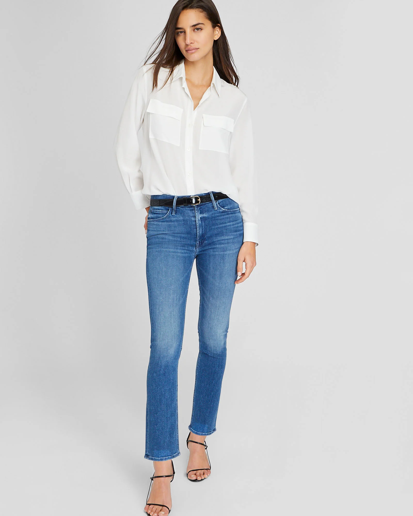MOTHER Mid Rise Dazzler Ankle Jeans - Image 6