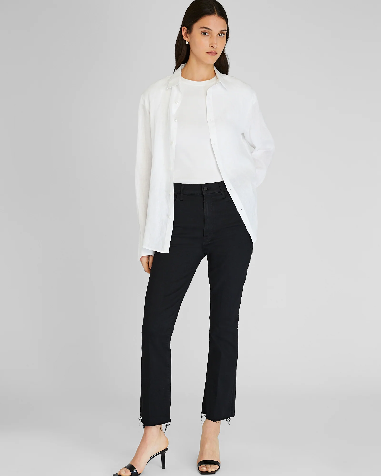 MOTHER The Hustler Ankle Fray Jeans - Image 6