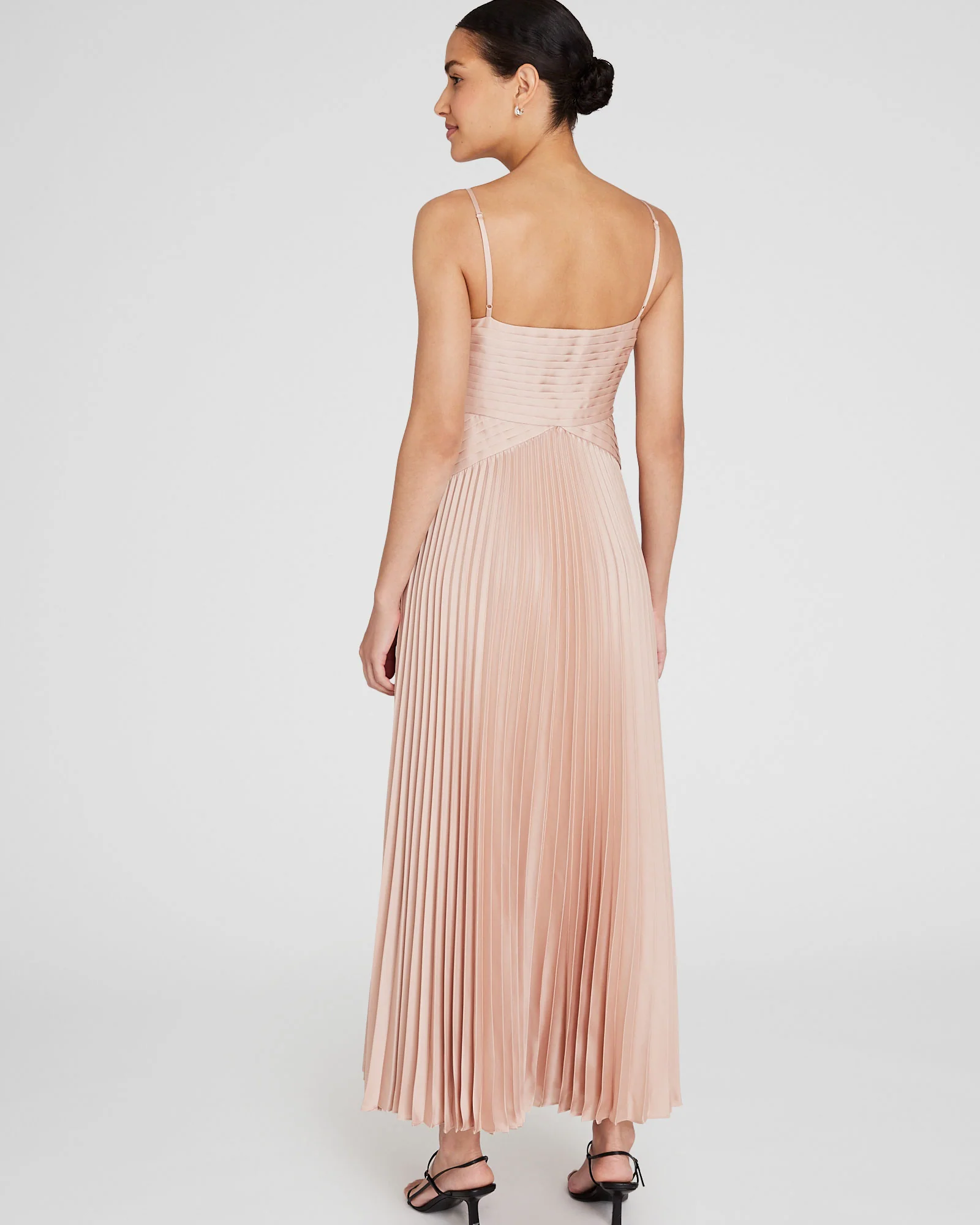 Pleated Occasion Maxi Dress - Image 2