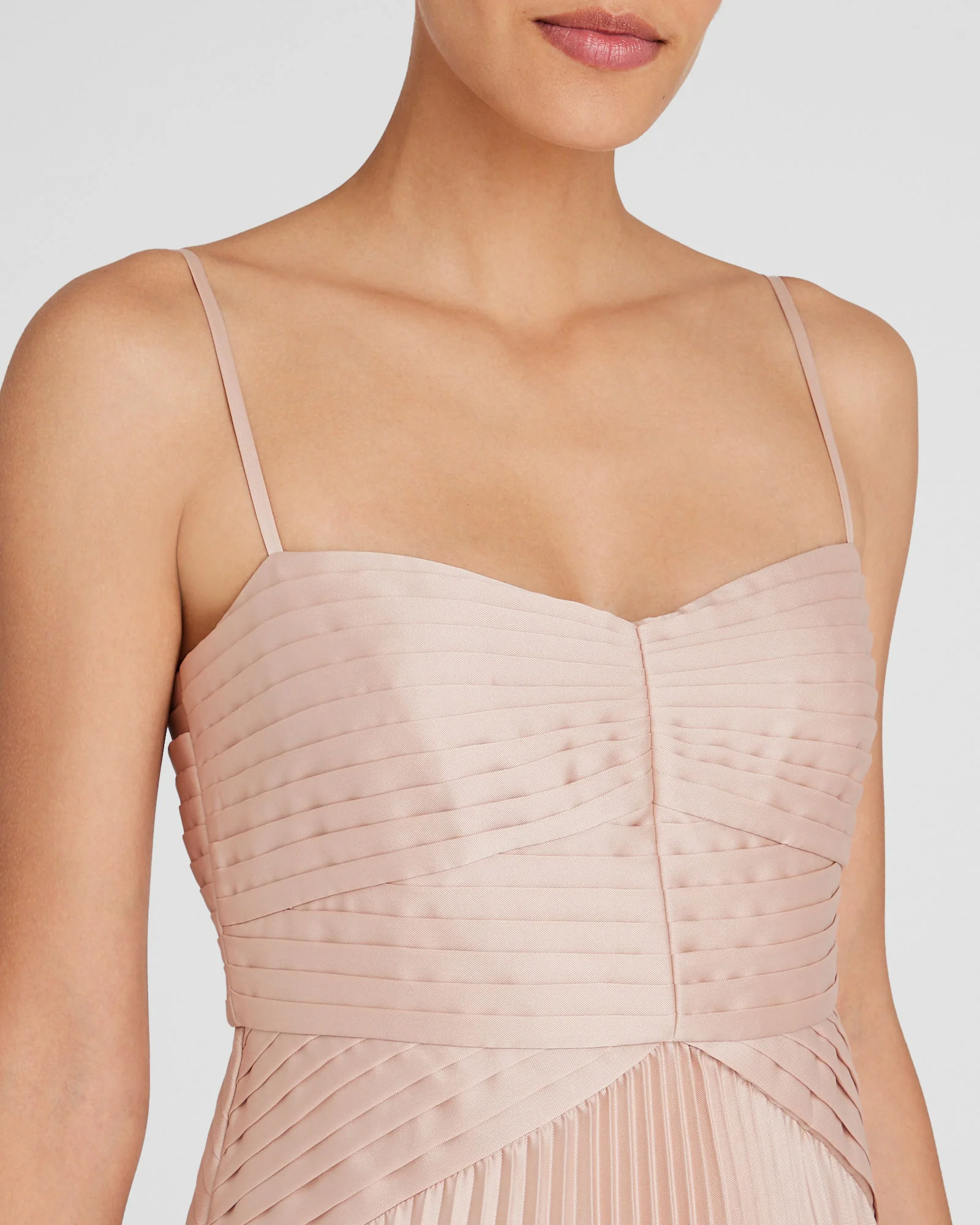 Pleated Occasion Maxi Dress - Image 3