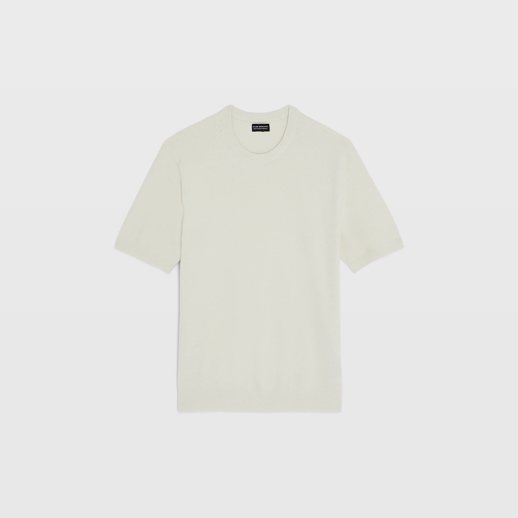 Short Sleeve Micro Bouclé Crew - Image 5