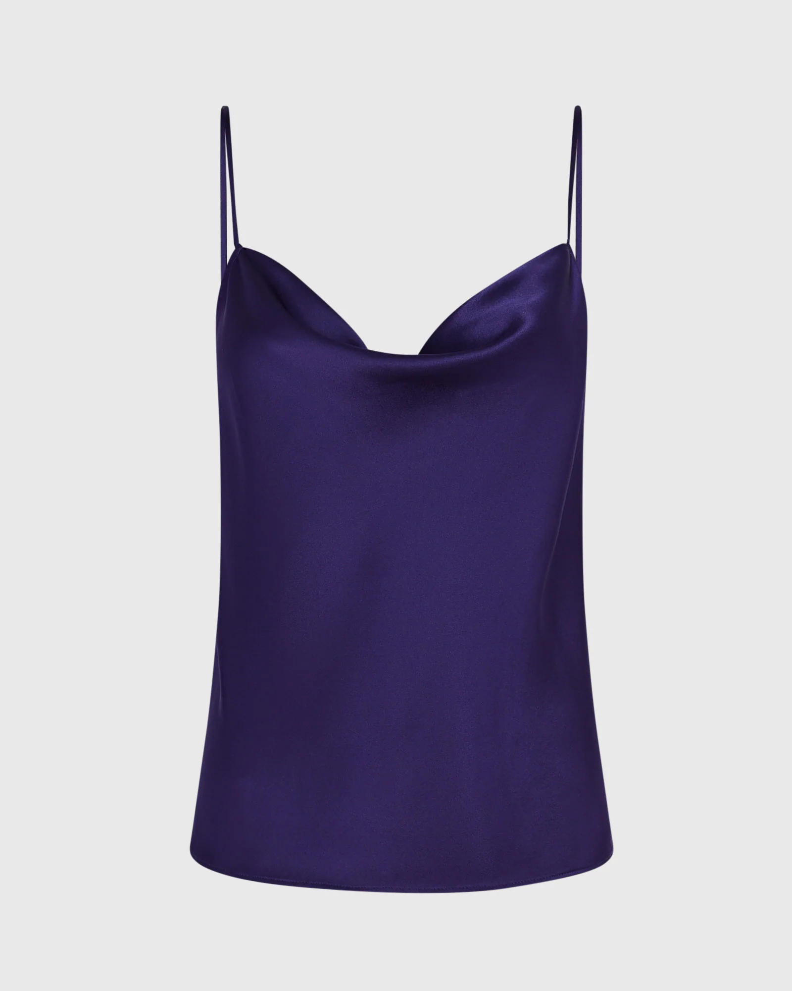 Silk Charmeuse Cowl Neck Cami - Image 5