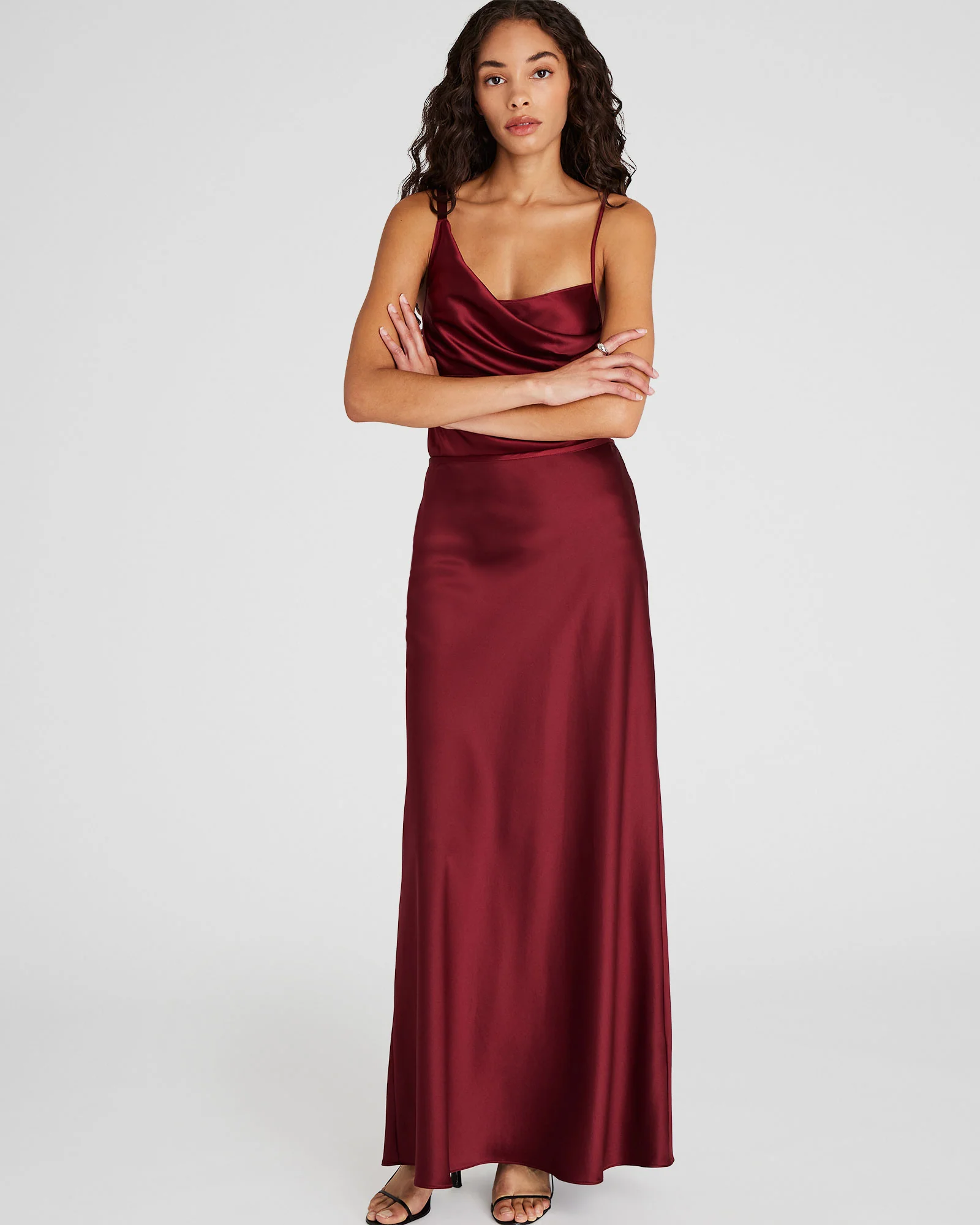 Silk Charmeuse Maxi Skirt - Image 4