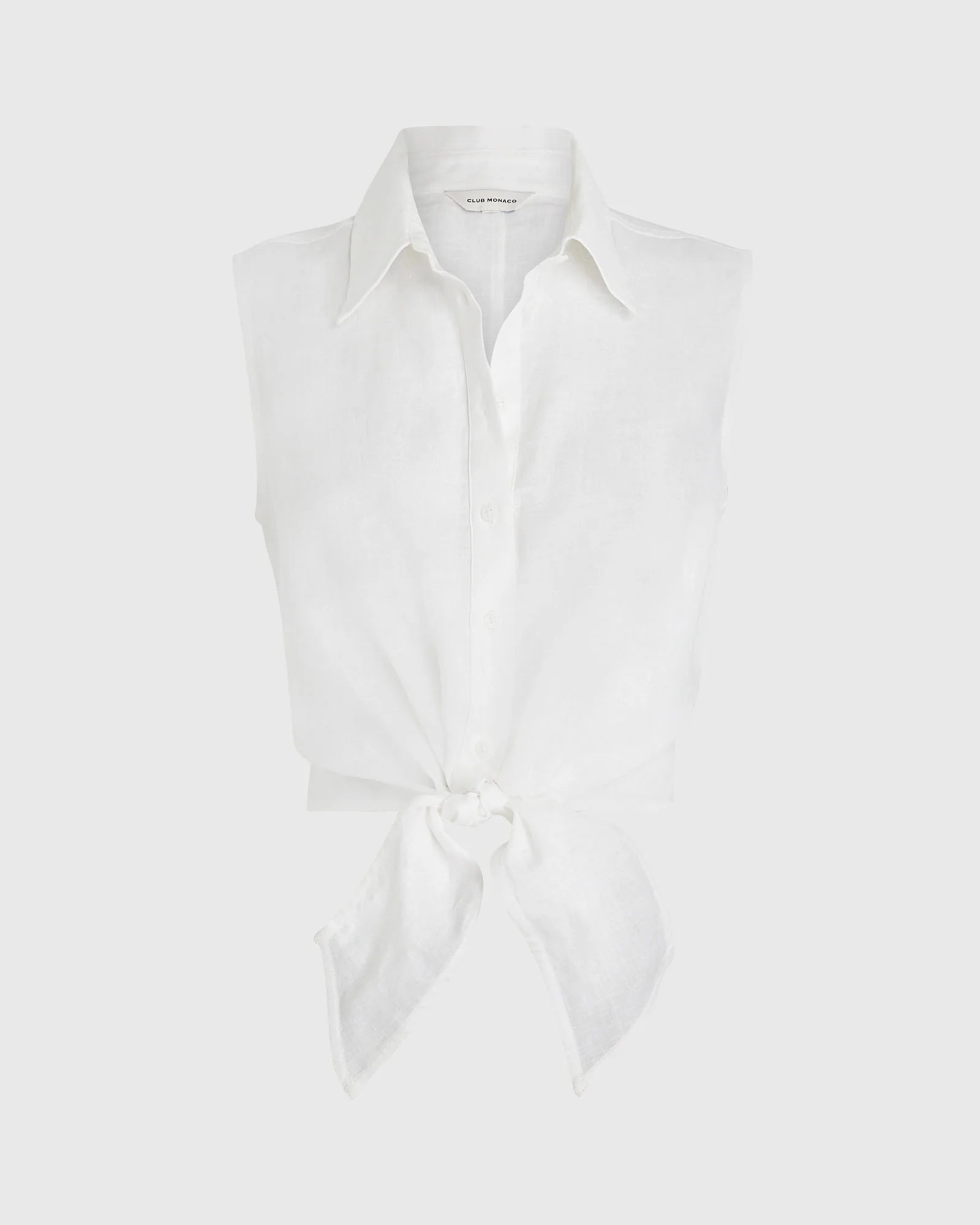 Sleeveless Linen Top - Image 5