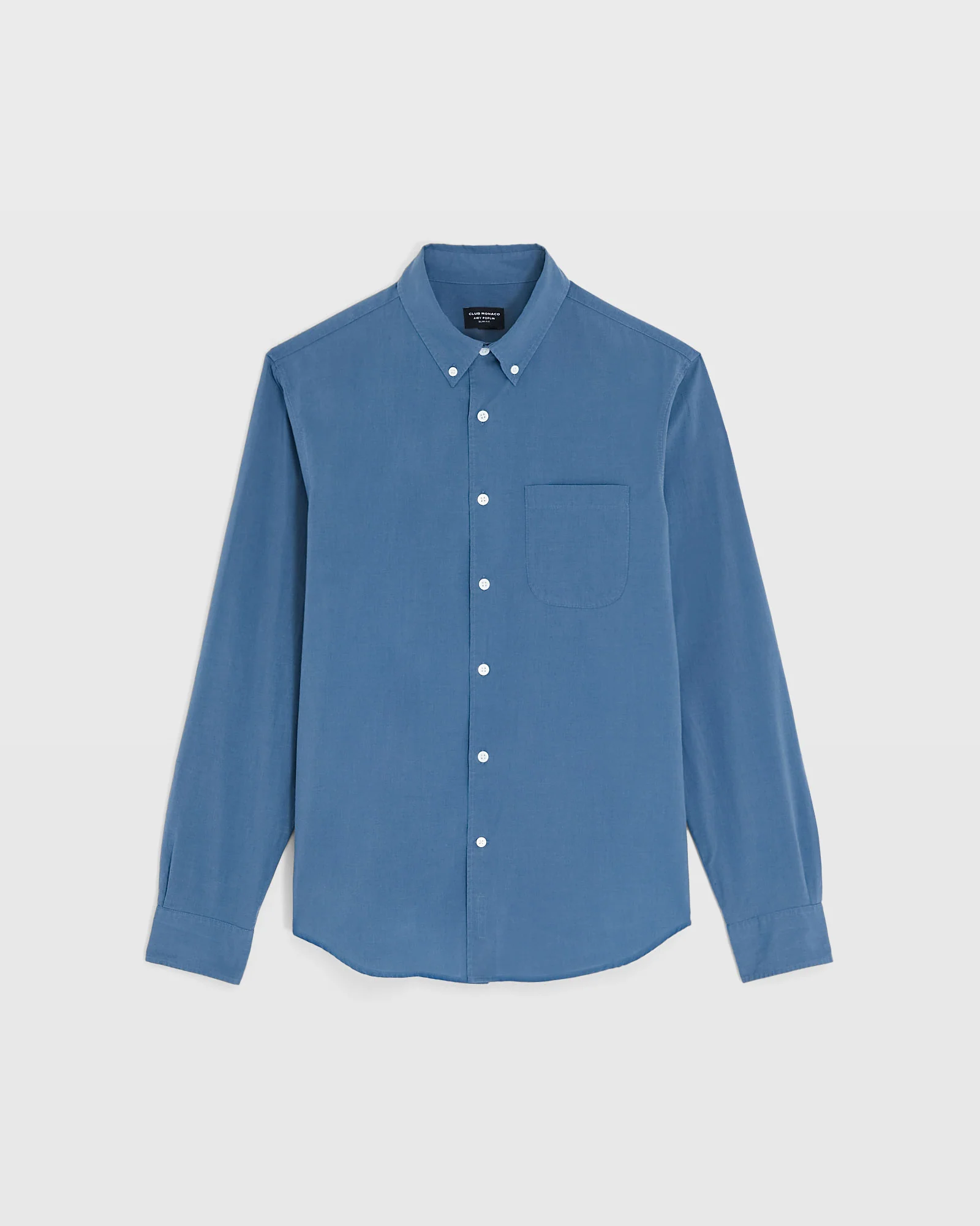 Solid Airy Poplin Shirt - Image 5