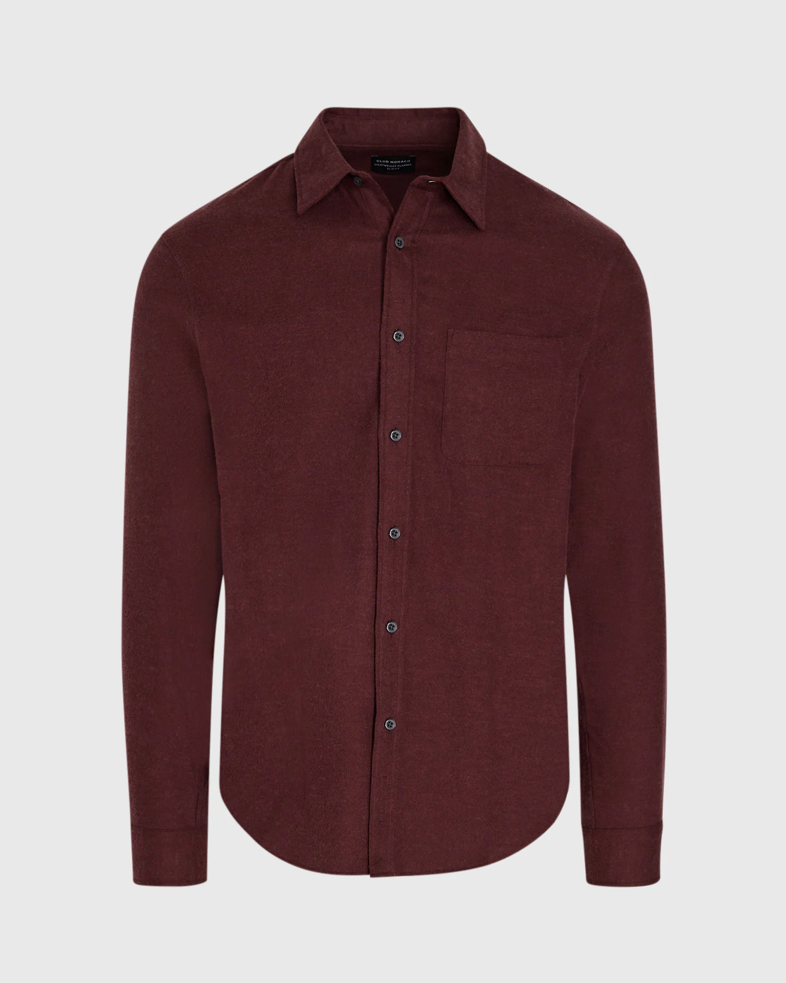 Solid Lightweight Flannel Shirt - Image 5