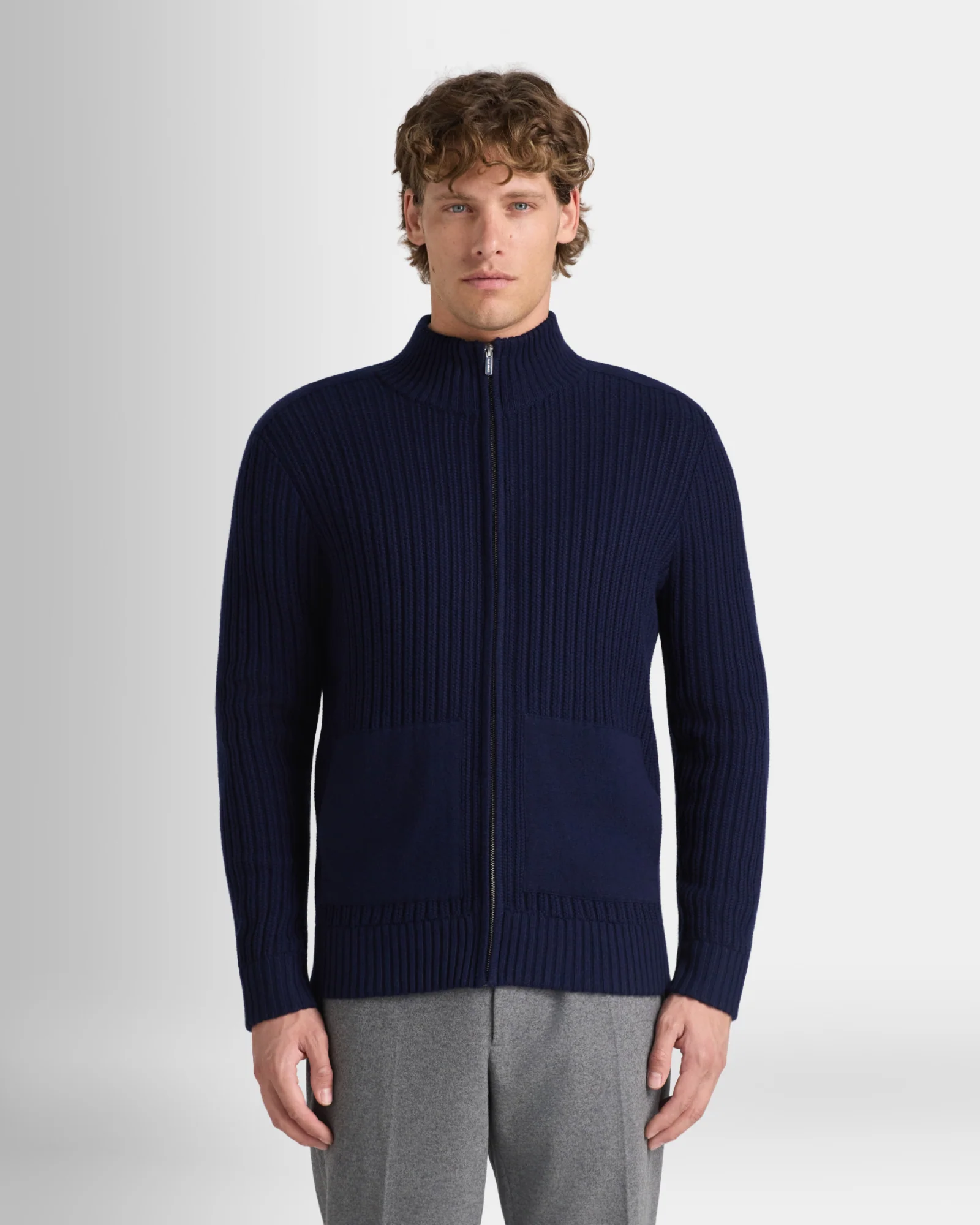 Stitch Zip Cardigan - Image 3