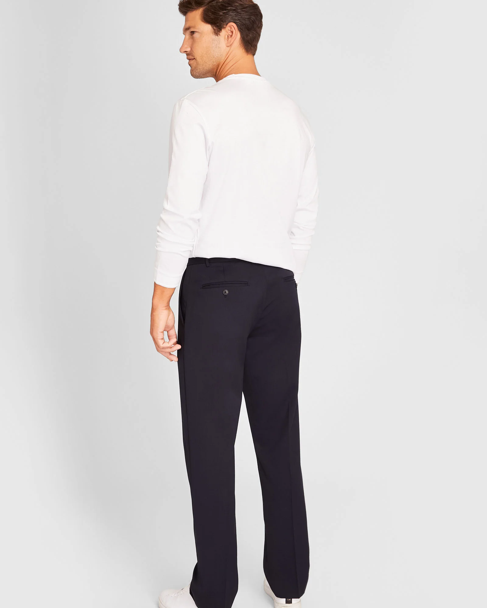Straight Wool Trouser - Image 2