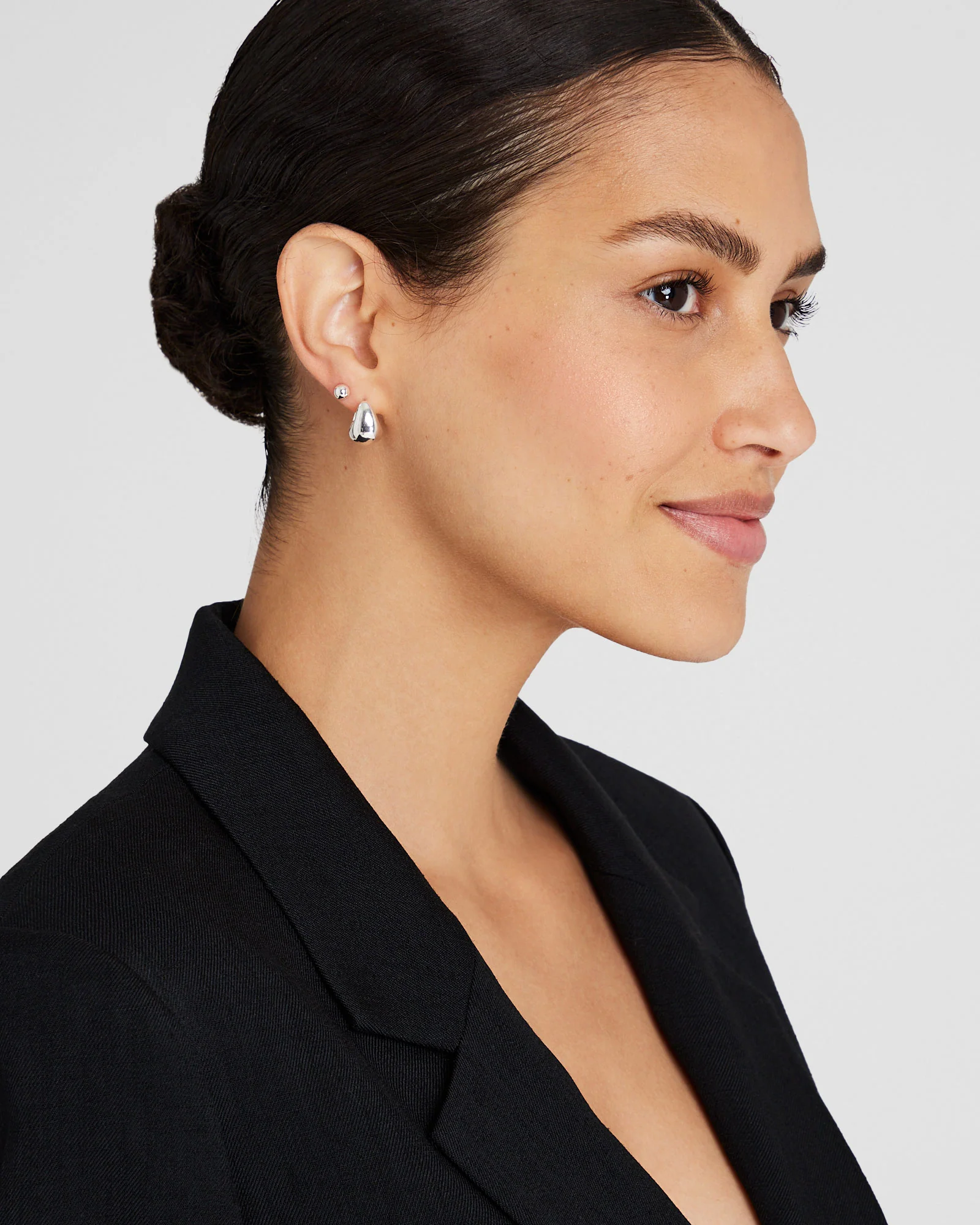 Tapered Hoop Earring Set - Image 5