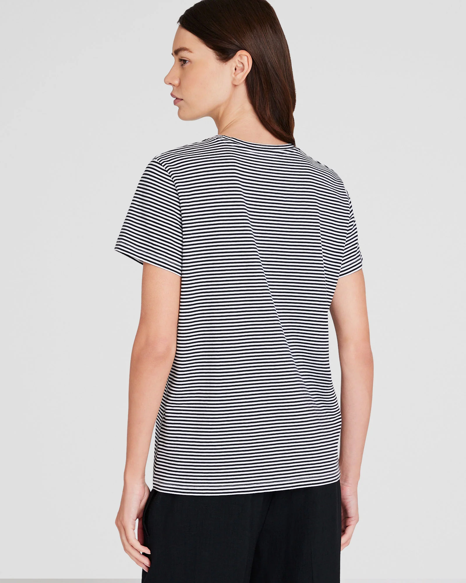 The Striped Crew Neck Tee - Image 2