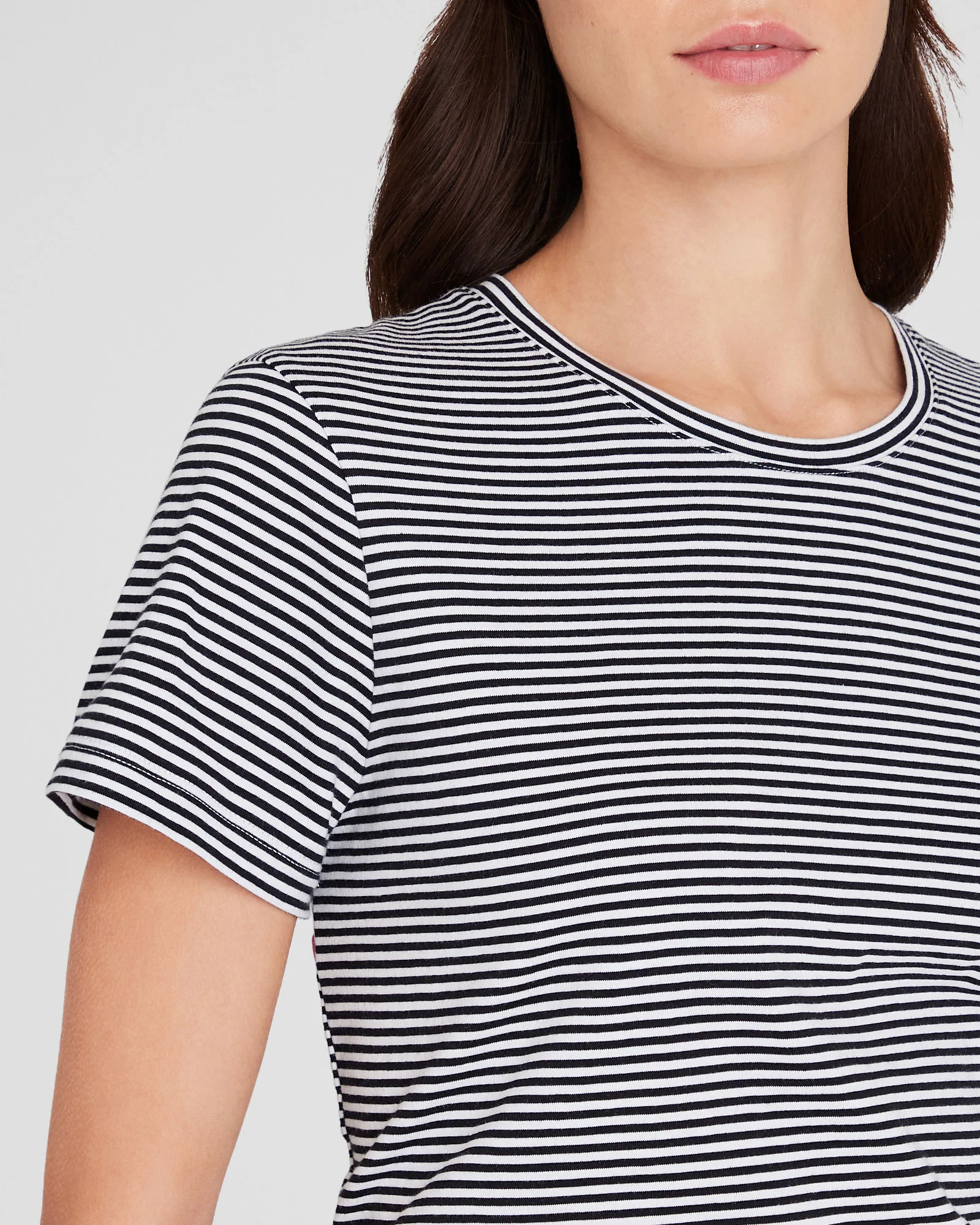 The Striped Crew Neck Tee - Image 3