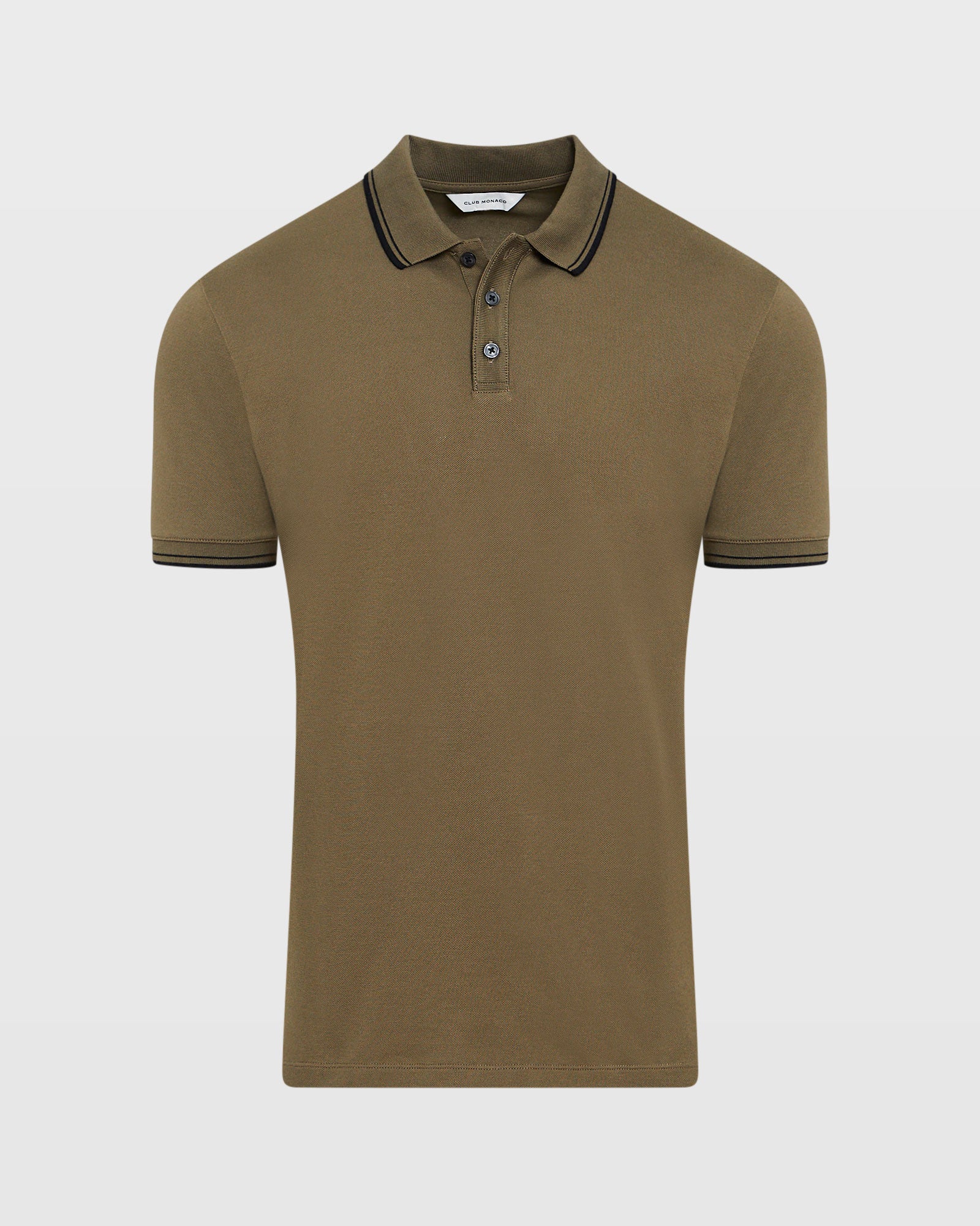 Tipped Collar Cotton Polo - Image 6