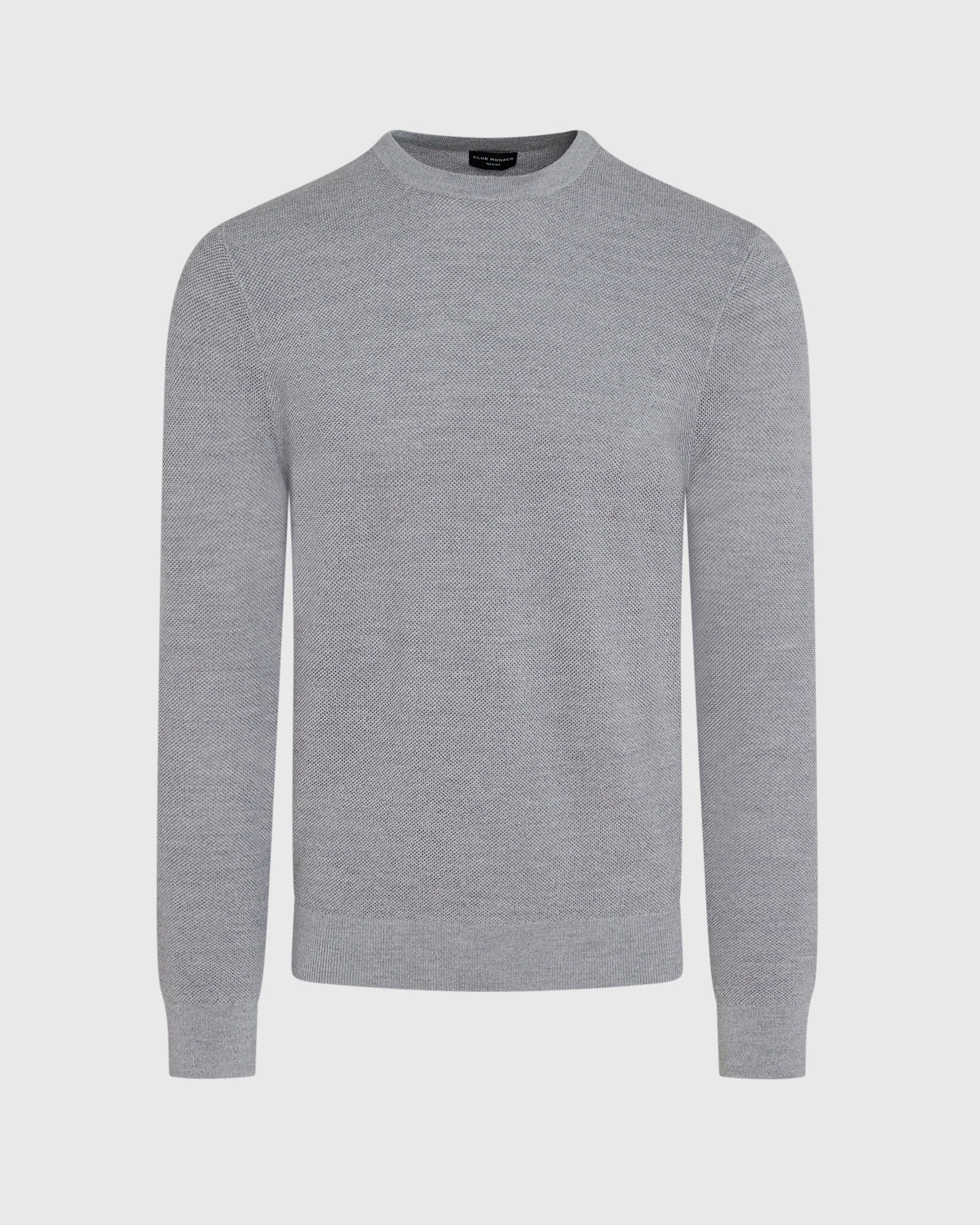 Wool Long-Sleeve Stitch Crew - Image 4