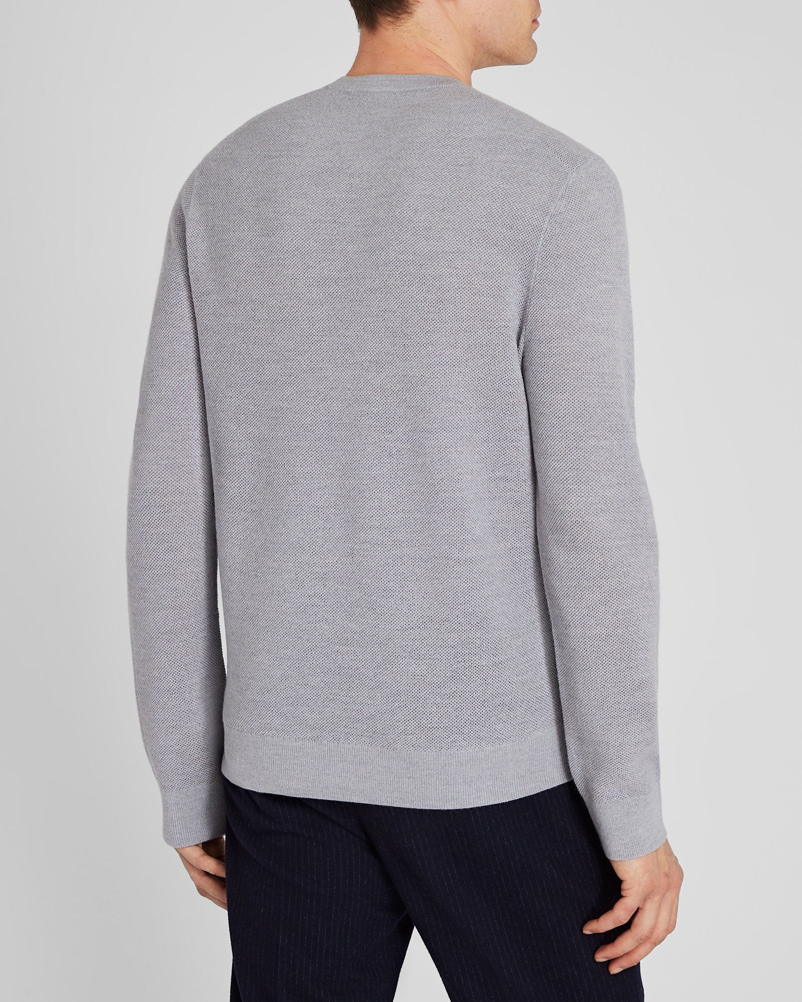Wool Long-Sleeve Stitch Crew - Image 5